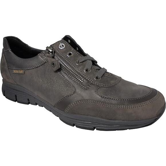 Mephisto Womens Ylona Leather Sneaker - Dark Taupe Pipa NEW